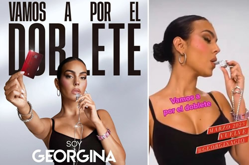 Cristiano Ronaldo’s girlfriend Georgina Rodriguez sends fans wild in low cut top to promote season 2 of Netflix show