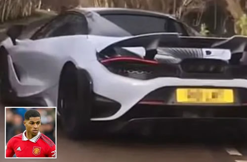 Marcus Rashford in personalised number plate mix-up as registration on his £280k McLaren was for different car