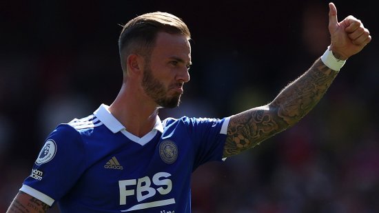 Brendan Rodgers admits he 'won't beg' Arsenal-linked James Maddison to extend his Leicester stay