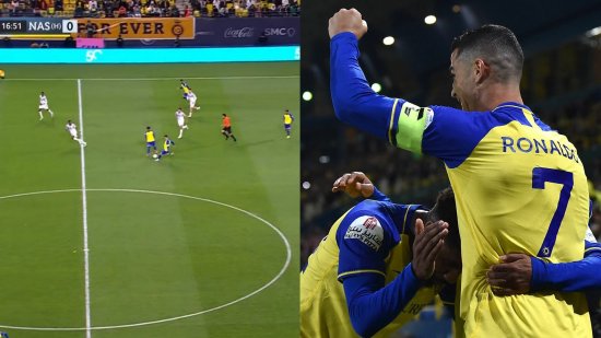 WATCH: CR7 turns provider! Cristiano Ronaldo produces beautiful assist from his own half to put Al-Nassr ahead against Al-Taawoun