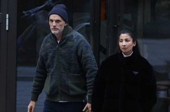 Ex-Chelsea manager Thomas Tuchel spotted leaving Munich restaurant with girlfriend 13 years his junior