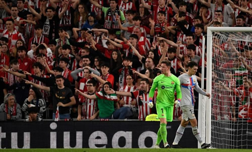 Barcelona boss Xavi 'saddened' by relegation chants at San Mames