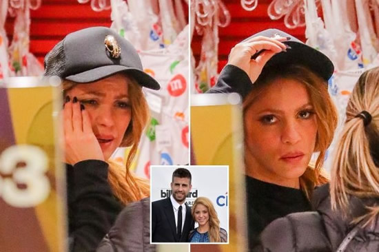 Shakira seen 'crying' in New York M&M's store after first live performance of diss track amid bitter Pique split
