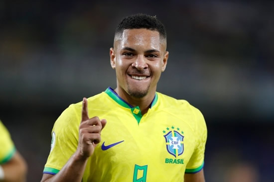 ROQUE STAR Arsenal step up Vitor Roque transfer hunt with Mikel Arteta confident of beating Barcelona to 18-year-old Brazilian