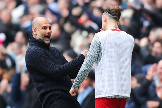 Liverpool fans furious as Arthur is spotted laughing with Pep Guardiola after goal