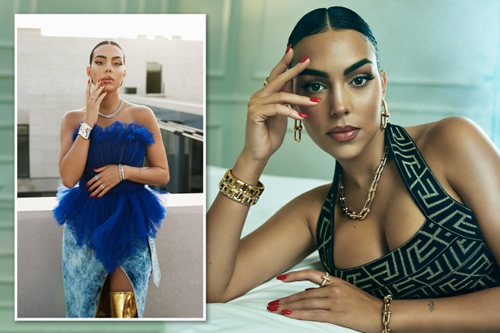 Georgina Rodriguez wows in bling shoot as she opens up about Cristiano Ronaldo