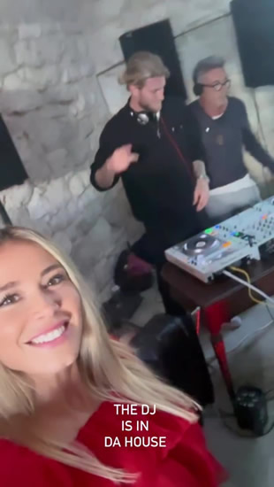 KAR-EER CHANGE Pregnant Newcastle Wag Diletta Leotta jokes about shock career change for Loris Karius as they party in Sicily
