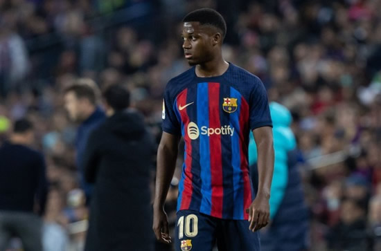 FAT CHANCE Tottenham join Man Utd and Arsenal in Ansu Fati transfer race after wonderkid falls down Barcelona pecking order
