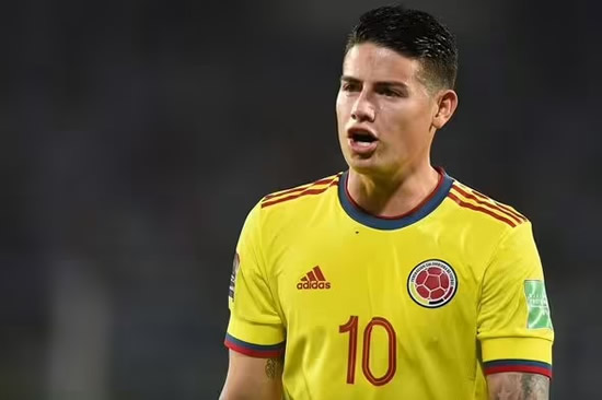 James Rodriguez' confession about Man Utd transfer agreement with star available on a free
