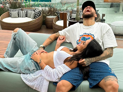 TWO BECOME THREE Neymar and stunning model partner Bruna Biancardi announce she is pregnant with their first child in sweet post