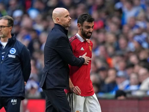 Bruno Fernandes accused of ‘sitting on his bum and whinging’ after being subbed