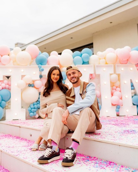 DONE THE DOUBLE England star James Maddison to become a dad again as model partner Kennedy announces she is pregnant with twins