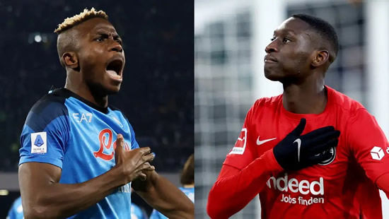 Transfer twist! Manchester United prioritising pursuit of Frankfurt's Randal Kolo Muani over Napoli's Victor Osimhen in hunt for new striker