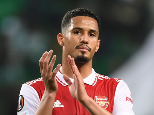 Arsenal confident of tying Saliba to new deal despite growing concern over future