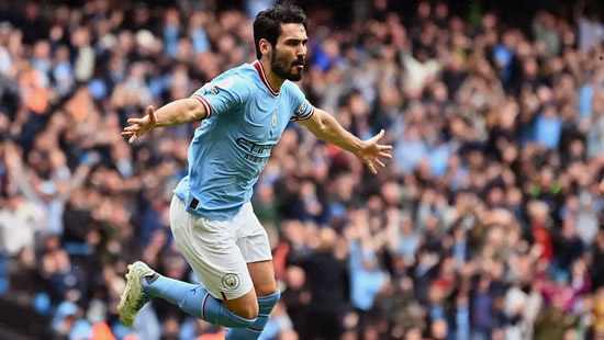 Man City manager Pep Guardiola wants to 'work with Ilkay Gundogan in the future' in signal that midfielder could sign new contract