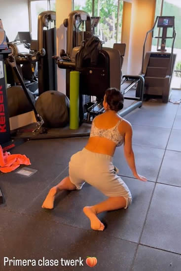 TWERK IT Georgina Rodriguez shares raunchy video of her ‘first twerking class’ after private lesson from famous teacher
