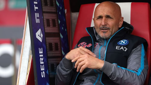 Napoli coach Spalletti denies he's had offers from other clubs