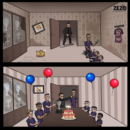 7M Daily Laugh - Barca before and after Xavi!