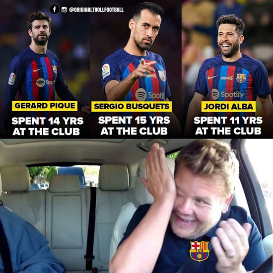 7M Daily Laugh - Barca before and after Xavi!