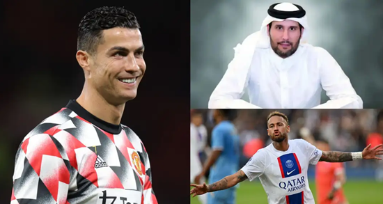 More superstars incoming at Man Utd? Sheikh Jassim to scrap 'Ronaldo rule' if he wins takeover race in potential boost to Neymar pursuit
