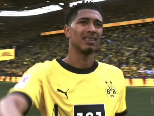 Tearful Jude Bellingham pushes camera away as Borussia Dortmund lose Bundesliga title