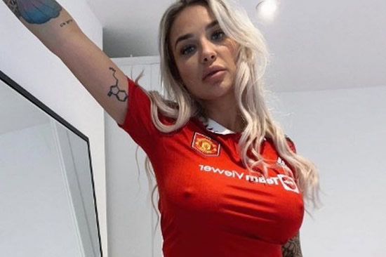 Man Utd fan and OnlyFans babe tips end to City treble hopes after Ronaldo 'embarrassment'