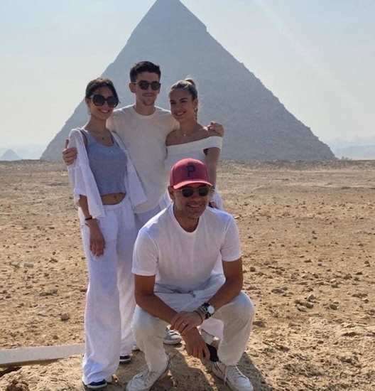 PHAR GAME Man City’s Treble-winning boss Pep Guardiola receives special gift from Egypt tourism board as he holidays with family