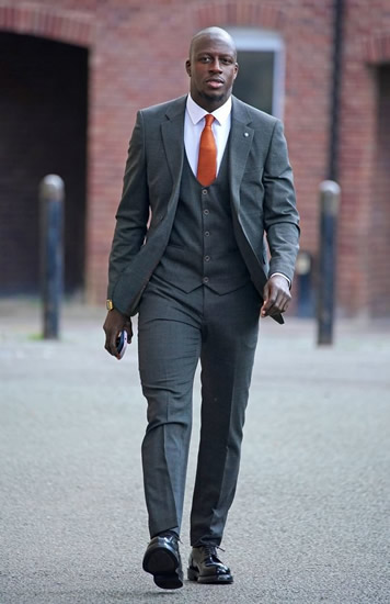Benjamin Mendy pictured at court as footballer's trial for rape to get underway