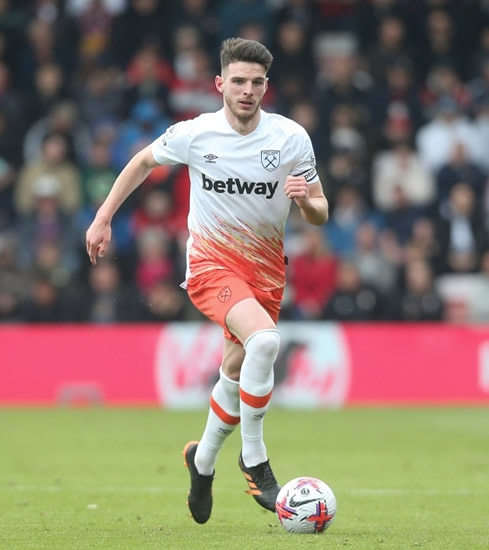RICE AND EASY Arsenal 'have reached total agreement on £105m Declan Rice transfer' with West Ham star poised for Gunners medical