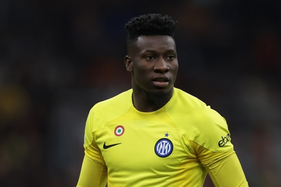 ON HIS WAY Man Utd 'AGREE personal terms with Onana and submit second transfer bid’ with Inter Milan ‘willing to lower price’