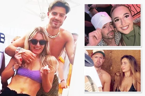 Man City hero Jack Grealish scores a hat-trick as he cosies up to third woman on holiday after winning Champions League