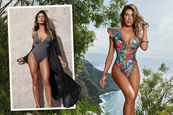 Sergio Ramos' stunning wife Pilar Rubio, 45, shows off her curves in sexy flowery swimsuit