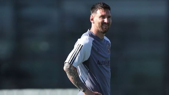 Lionel Messi on track for debut after first Miami training