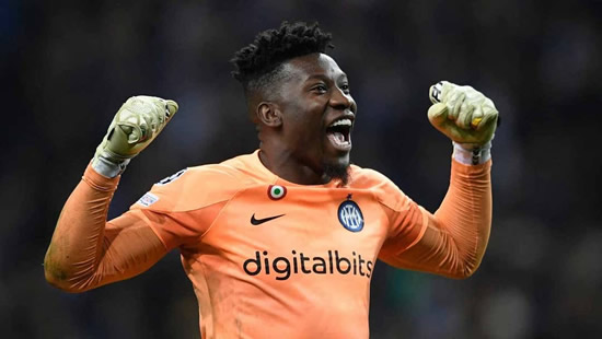 Man Utd have their new No.1! Andre Onana completes £48m transfer from Inter to replace David de Gea between the sticks