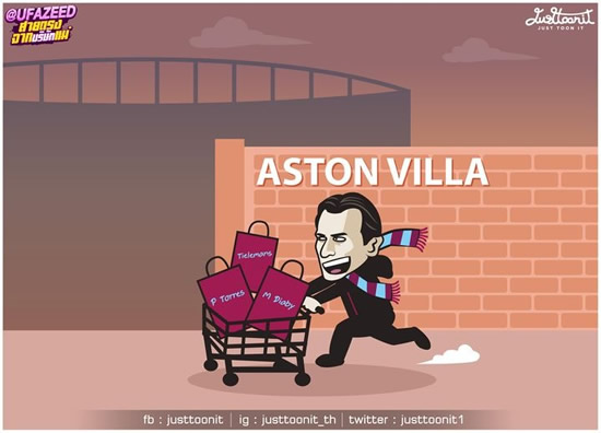 7M Daily Laugh - Aston Villa transfer market this season