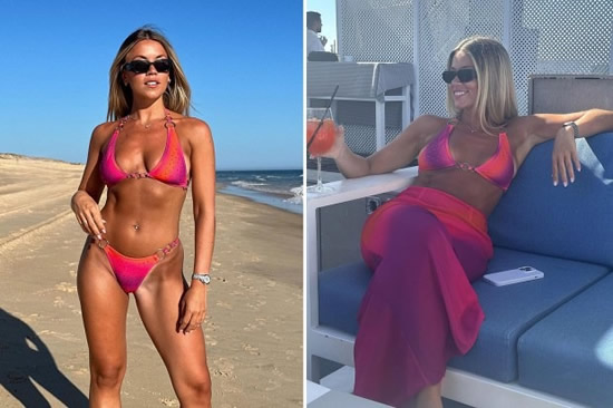 Alan Shearer's glamorous daughter Hollie sends fans wild showing off tan lines in bikini