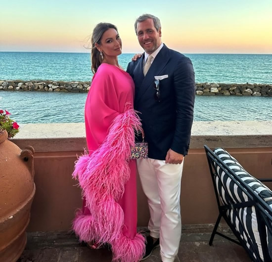 WEDDING BLISS Ashley Cole’s new wife Sharon Canu shares first snap of couple’s idyllic Italian wedding with star-studded guest list