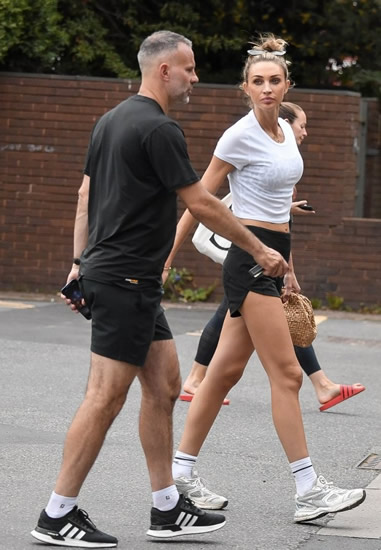 IN THE MARKET Ryan Giggs goes shopping with girlfriend Zara Charles as couple enjoy day out together in posh Cheshire