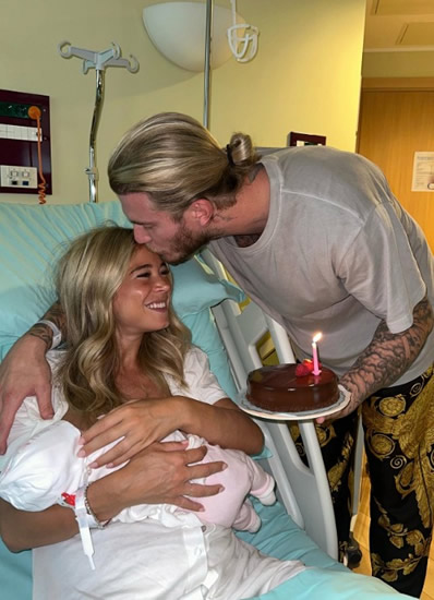 'THE BEST GIFT' Diletta Leotta gives birth to first child Aria with footballer boyfriend Loris Karius and it’s a double celebration