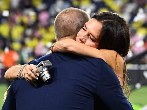 David Beckham wins hug from wife Victoria as his US team clinches Leagues Cup trophy