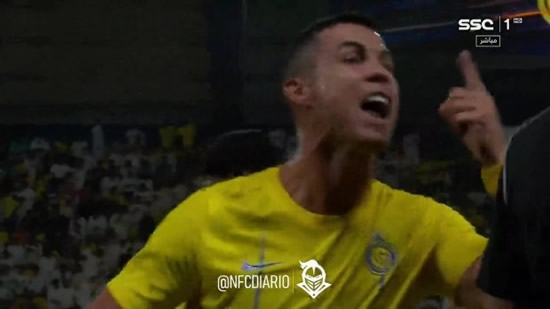 RON RAGE Watch Cristiano Ronaldo scream ‘f***ing hell’ in official’s face then shove man trying to a get selfie in huge meltdown