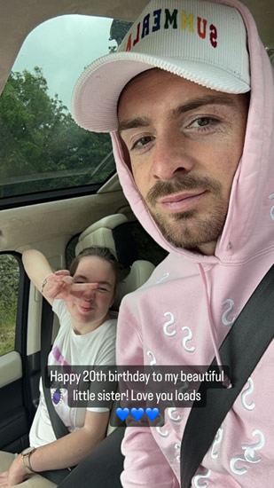 HAPPY HOLLIE DAYS Caring big brother Jack Grealish wishes rarely-seen little sister Hollie happy birthday in loving post