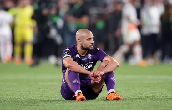 Man United's offer for Sofyan Amrabat has been rejected by Fiorentina