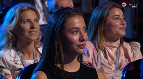 BEL OF THE BALL Erling Haaland’s model girlfriend Isabel steals show at Champions League draw as cameras pan to her in crowd