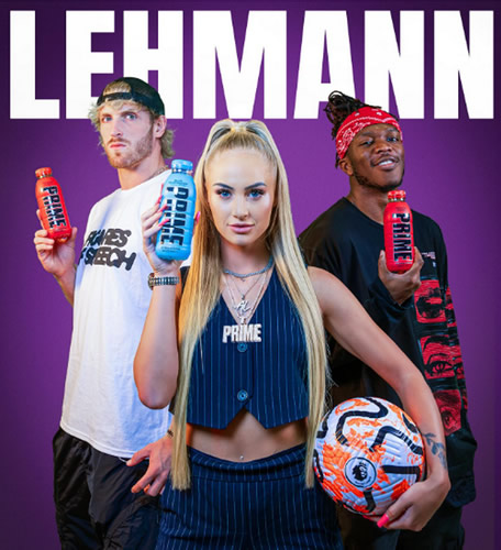 Alisha Lehmann teams with KSI and Logan Paul as fans say 'they're taking over the game'