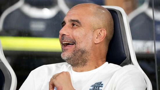 He's back! Pep Guardiola returns to Man City after recuperating from emergency operation on 'severe back pain' in Barcelona