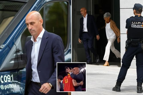 Ex-Spain FA chief Luis Rubiales hit with restraining order and banned from contacting Jenni Hermoso after kiss outrage
