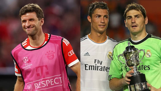The 100 club! Bayern Munich stalwart Thomas Muller joins Real Madrid legends Cristiano Ronaldo & Iker Casillas in exclusive Champions League group after Man Utd victory