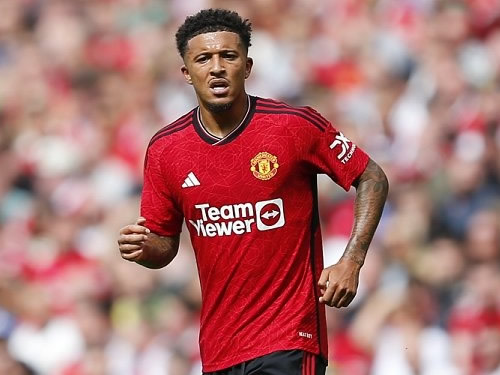 Man Utd players unhappy with Sancho exile