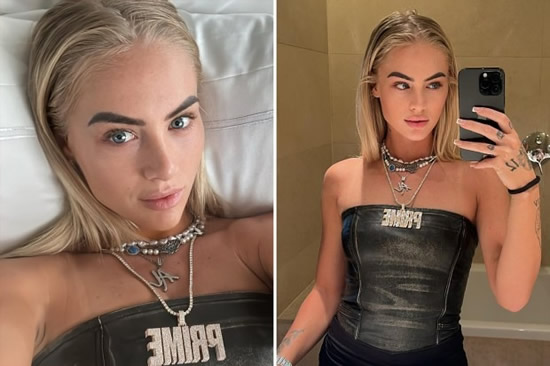 Glamorous footballer Alisha Lehmann stuns fans with fresh-faced look as they say 'is this a different person?'